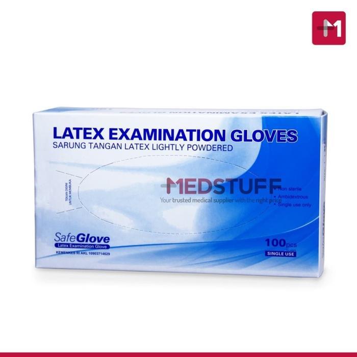 Sarung Tangan Latex Handscoon Gloves Safeglove - S
