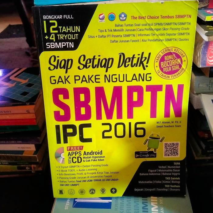 ORI SIAP SETIAP DETIK GAK PAKAI NGULANG SBMPTN IPC 2016 TANPA CD
