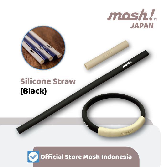 Mosh Silicon Straw (Straw Only) - Grey