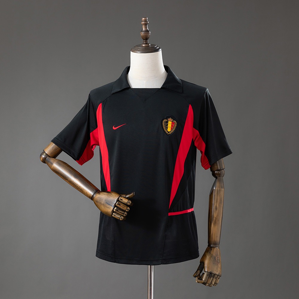 Jersey Belgium 2002 Away Retro A90 T shirt pria