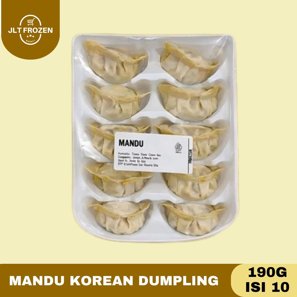 Mandu 190gr / Korean Dumpling / Cemil Korea / Mandu Khas Korea isi 10 / Mandu Isi Sayur