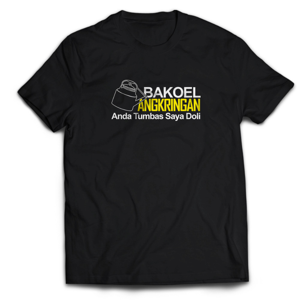 Kaos Pria BAKOEL ANGKRINGAN Dewasa Baju Atasan Unisex CCY1