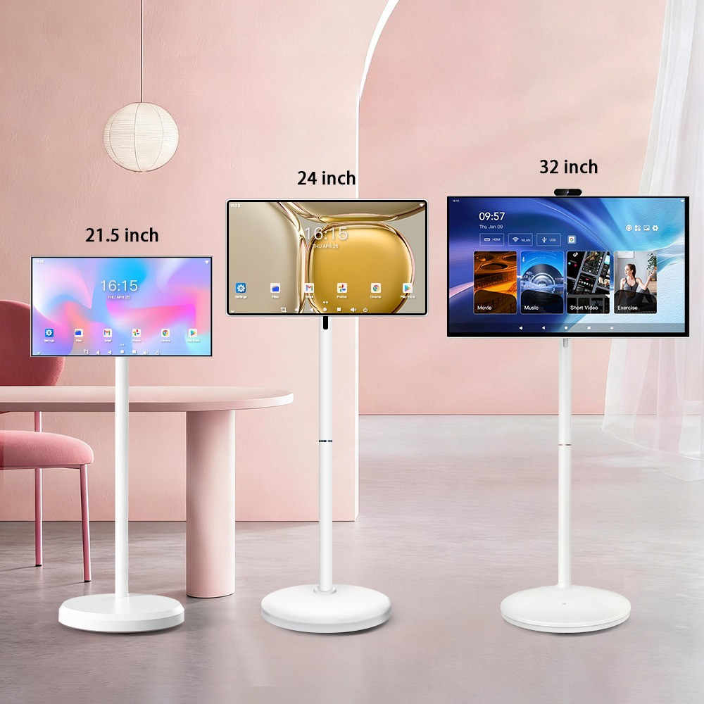 Trend Screen 24 Inch Touch Screen Tv Floor Standing Smart TV Lcd Smart Display Indoor Android 15 Adv