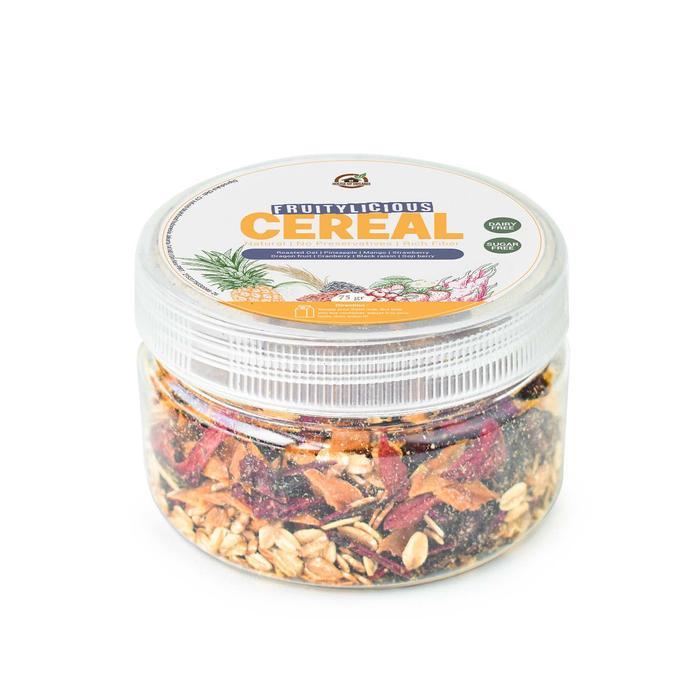 Sereal Oat Kacang dan Buah House of Organix (oat cereal) 75gr | Fruit Oatmeal Makanan - FruityLiciou