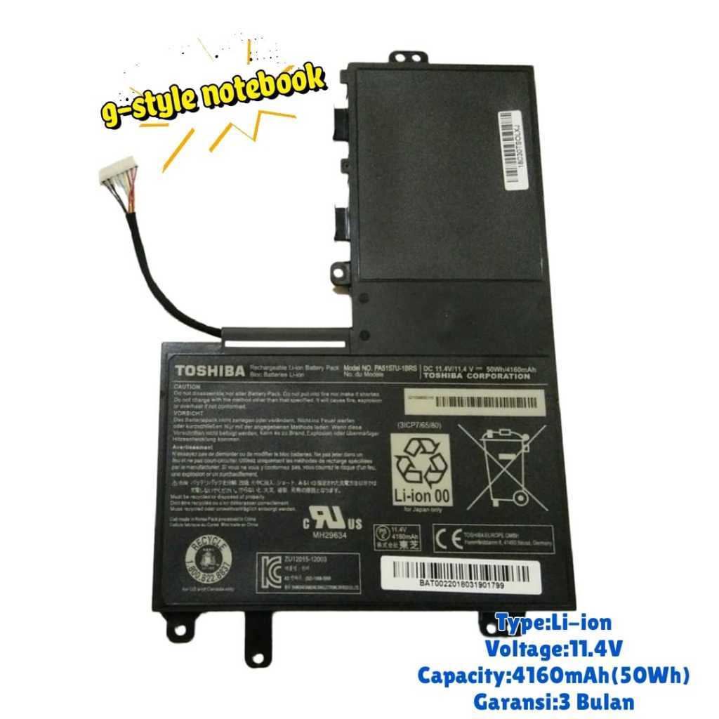 Baterai Laptop Toshiba E45T A4100 U504 U940 M40-A PA5157U-1BRS Original