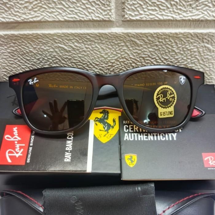 Kacamata Original Rāybān RB4195 Scuderia Ferrari Brown Doff