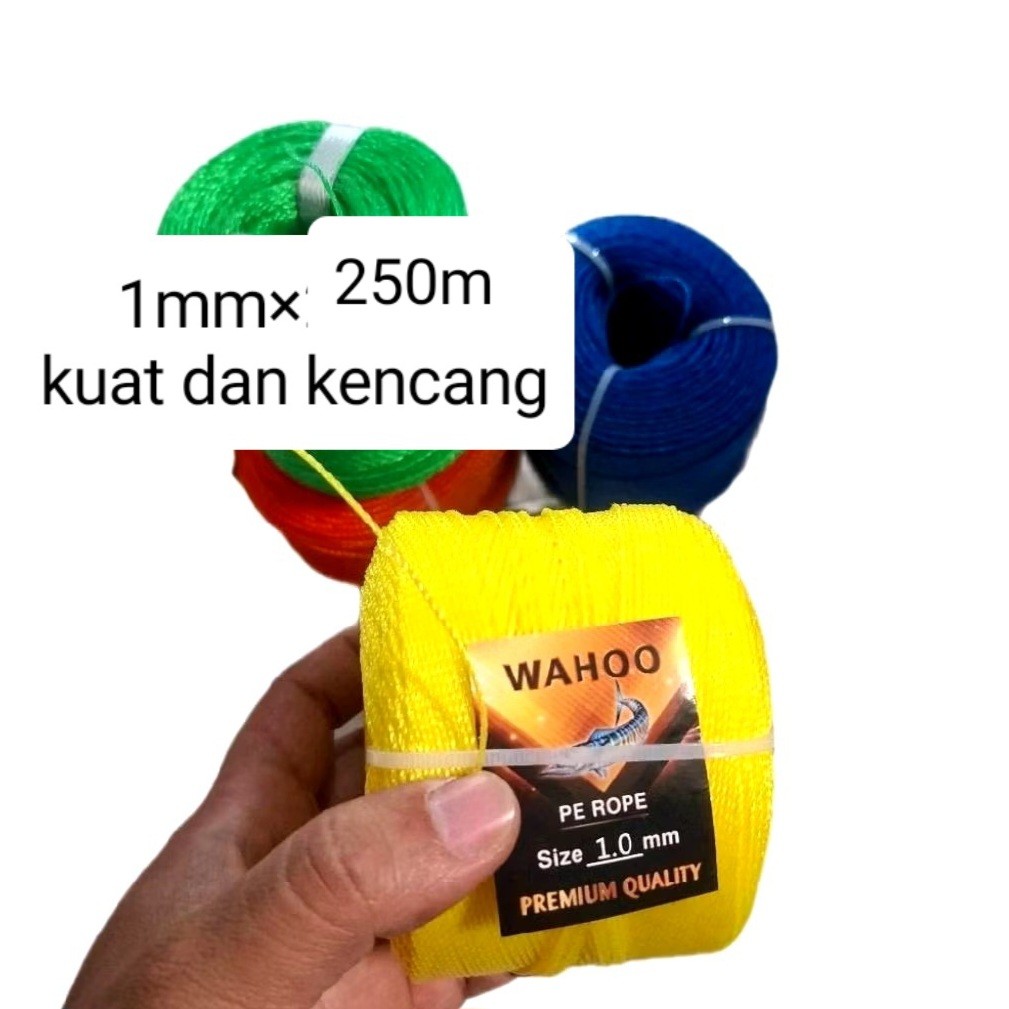 Tali tambang 1mm kecil tali tambang tampar kecil, tali layang layang