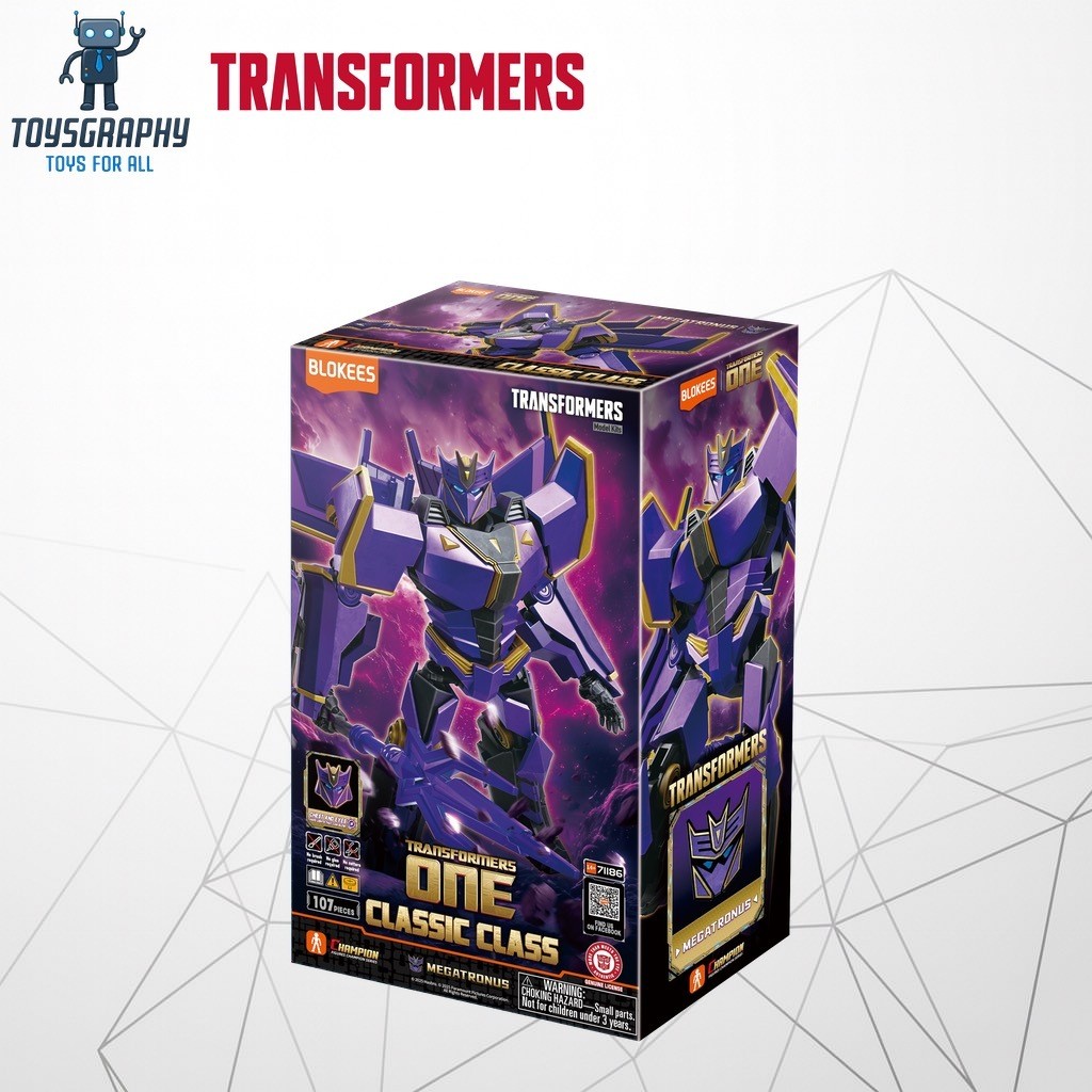 SEKAMBANGAN Blokees Transformers ONE Classic Class MEGATRONUS CC20 CC 20 ONE Model Kit MEGATRONUS