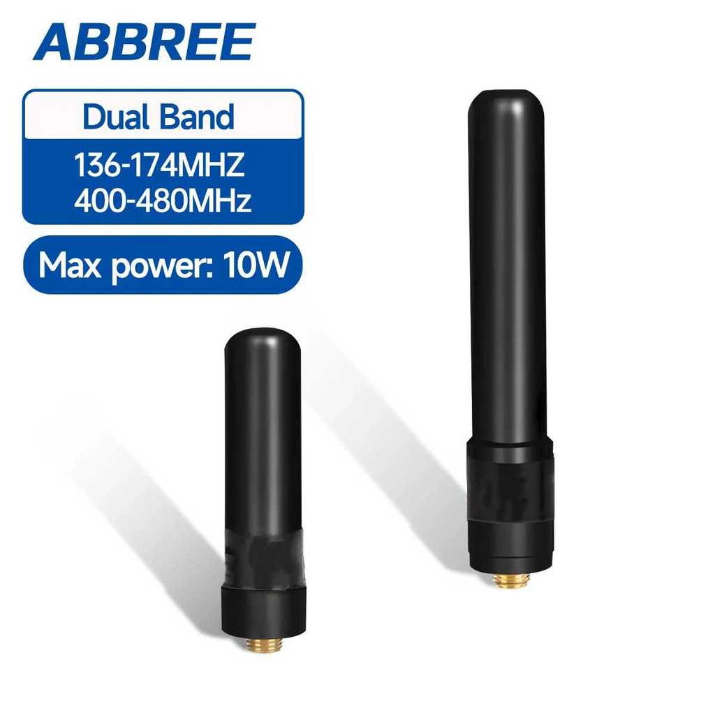 COD Antena Dual Band UHF VHF Untuk Walkie Talkie HT Baofeng Kenwood RETEVIS QUANSHENG ABBREE Jakar J