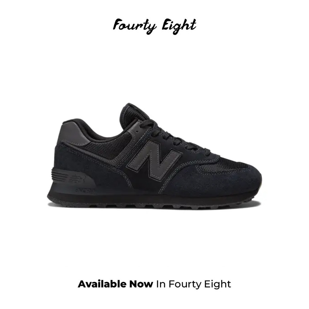 Sepatu Sneakers Pria 574 Core Black (ML574EVE)