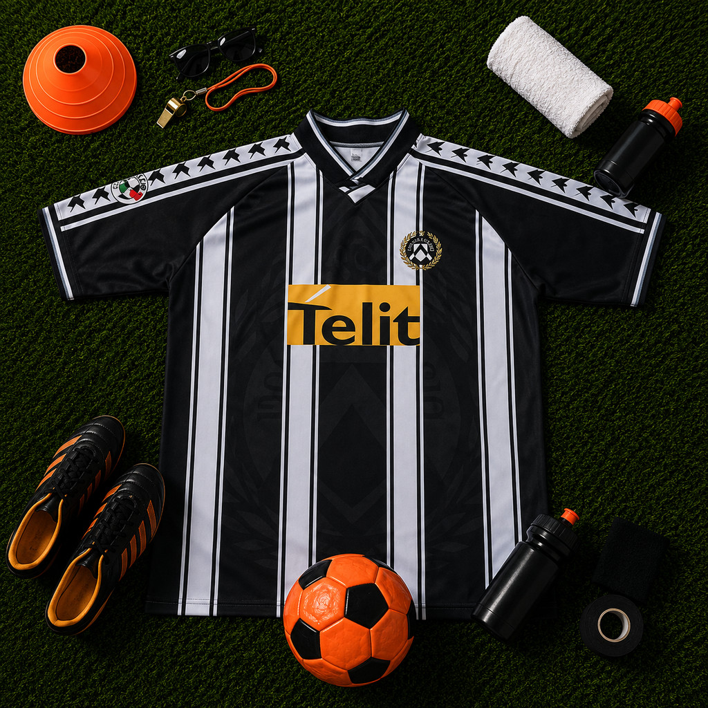Jersey Udinese 1999 Full Printing Gratis Custom Patch dan Nameset