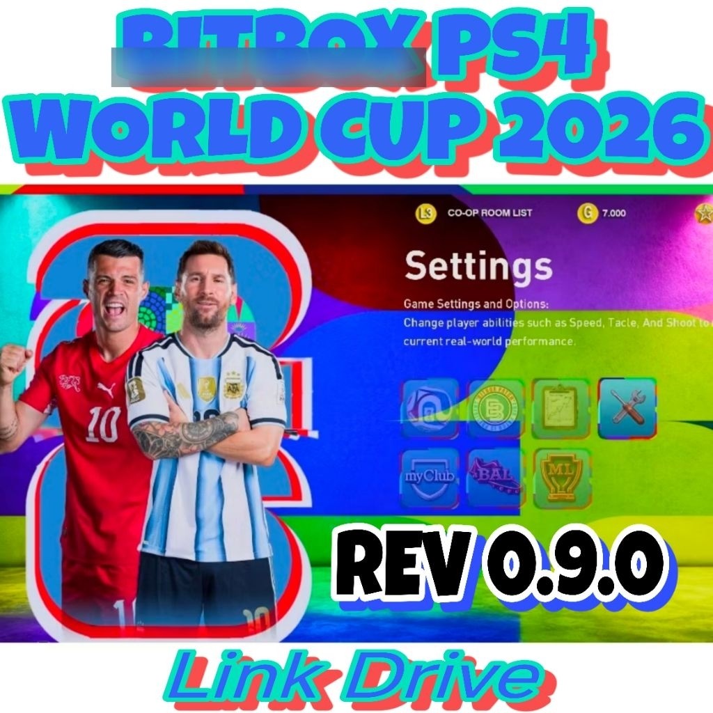 New PS4 HEN GAME BOLA PES - B1TB0X PATCH SUMMER 2026 2027 - ready game ps3 cfw hfw hen gembox beatbo