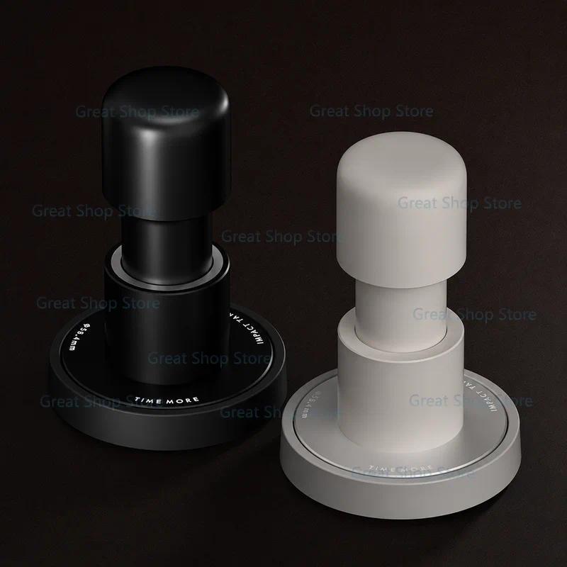 TIMEMORE Punch Impact Coffee Tamper 58mm Flat Base Espresso Hand Press Powder Tamper Barista Tool Co