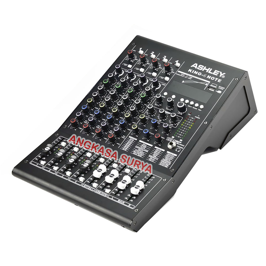 Mixer ASHLEY KING 4 NOTE  ORIGINAL COMPRESSOR / MIXER AUDIO ASHLEY KING4 NOTE / KING NOTE 4 TANPA KO