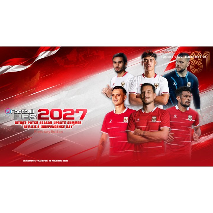 PES 2027 PS3 BITBOX PATCH SUMMER SEASON INDEPENDENCE DAY EDITION REV 0.9.9 VIA EMAIL