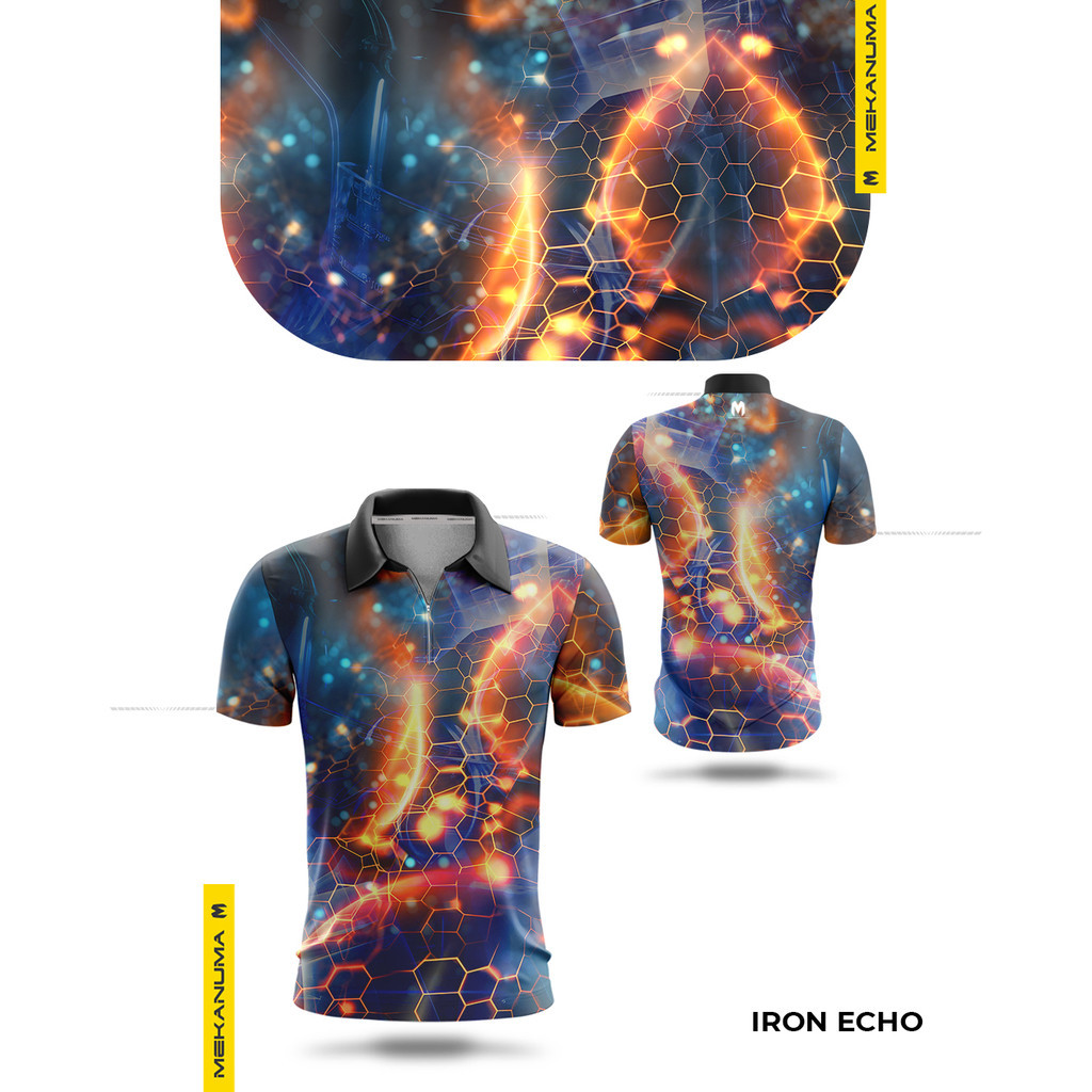 IRON ECHO MEKANUMA JERSEY OLAHRAGA