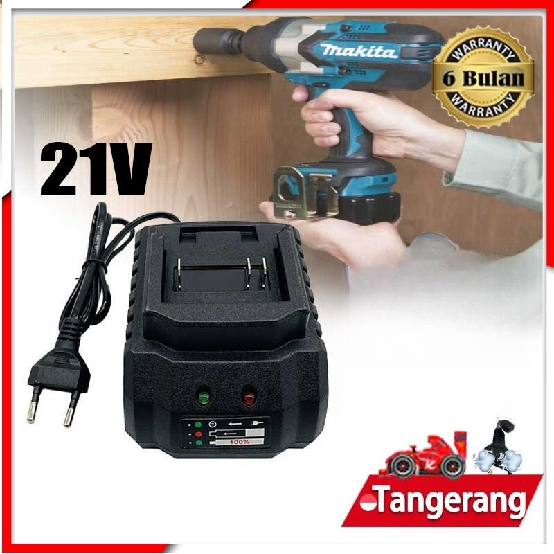 Charger Nagawa Makita Adapter 21V Lxt Baterai Battery Cas Casan Mesin Cordless