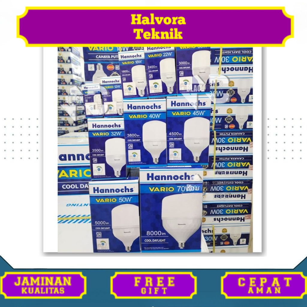 Lampu Hannochs Vario LED 50w 70w Watt