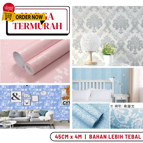 Wallpaper Kamar Wallpaper Stiker Dinding Kamar Tidur Wallpaper Dinding Pink Stiker Dinding Wallpaper