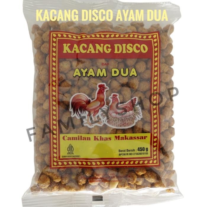 PROMO  Kacang Ayam Dua Kacang Disco Kacang Telur Oleh Oleh Khas Makassar - Kacang Disco