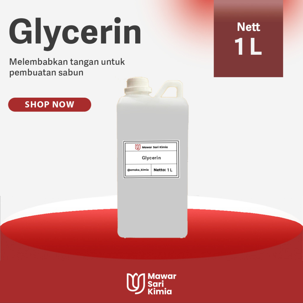 Glycerin / Pelembab Dan Pembuatan Sabun / 1L