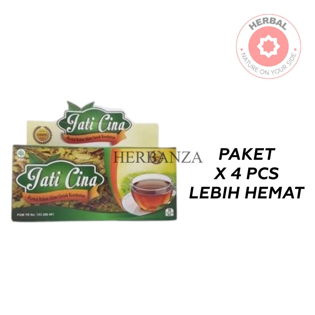 

4 PCS Teh Celup Daun Jati Cina Harmoni – Teh Herbal Pelangsing & Pelancar BAB Alami