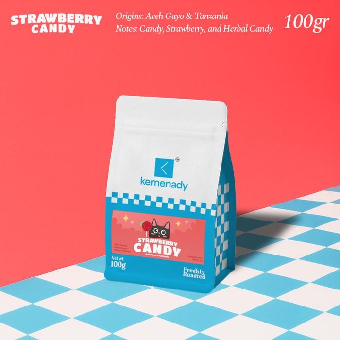 

PROMO Biji Kopi Arabika Strawberry Candy Specialty Coffee Beans Arabica Coffee - 100gr