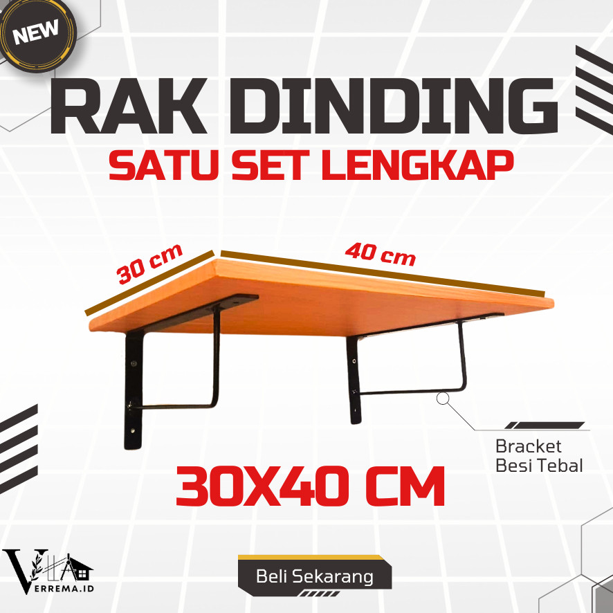 Rak dinding aesthetic tempel / papan rak dinding