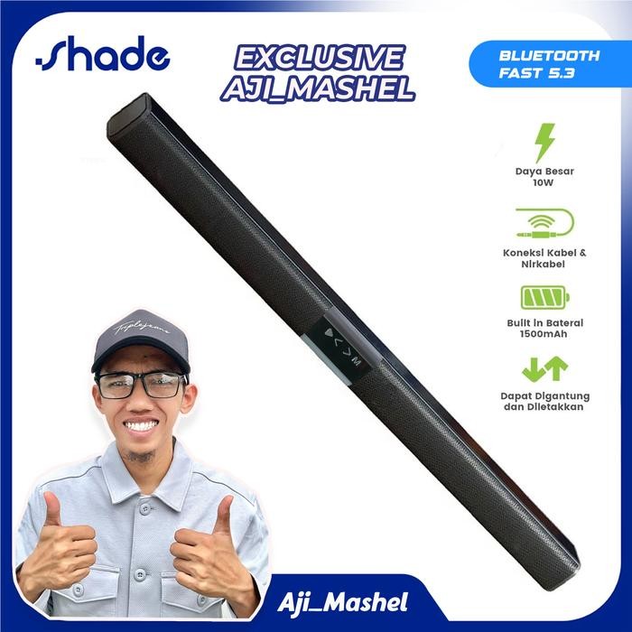 [DORFIC] {Exclusive Aji_Mashel} Shade Speaker TV Soundbar Wireless Bluetooh 5.3 Home Theater Dual Co