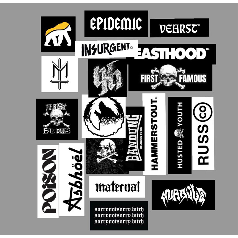 Stiker Pack Murah, Stiker Brand Lokal, Stiker Aesthetic, Stiker Keren, Stiker Helm, Stiker Motor, St