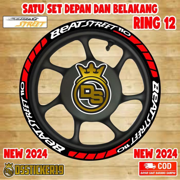 [BEST SELLER] STIKER VELG HONDA NEW BEAT STREET 2024 RING 12 STIKER VELG BEATSTREET Motorcycle - MER