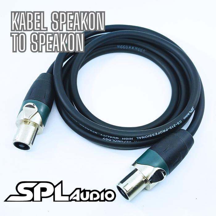 SPL Audio Spikon to Spikon / Kabel Speaker Dua Spikon Kabel SPLAudio - 1 Meter, CS-215