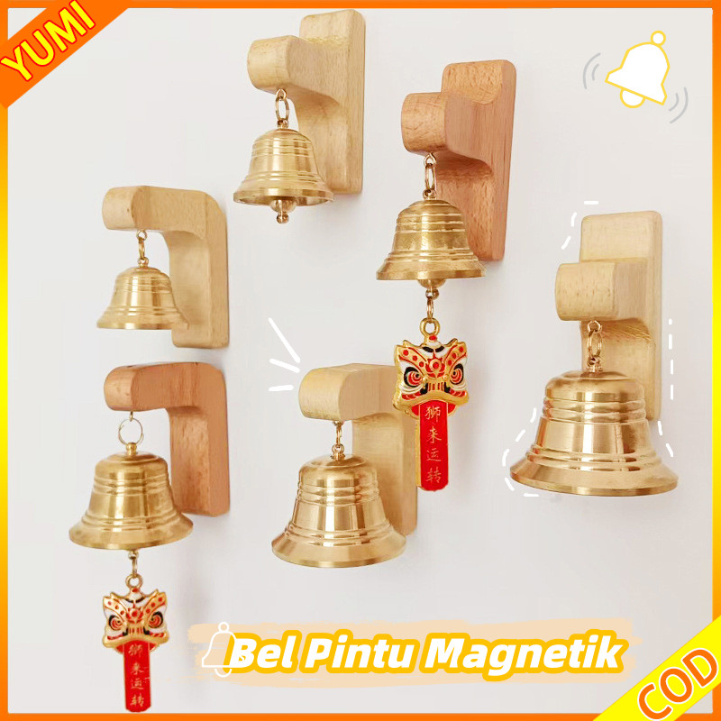 Bel Pintu Lonceng Pintu Kuningan Bel Pintu Kenari Magnetic Wind Chimes Bel Dekorasi  Pintu Buka Bel