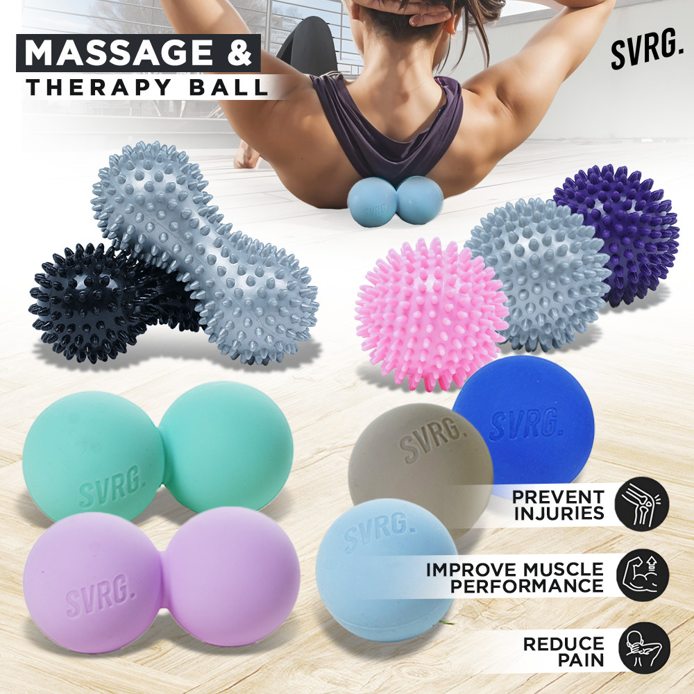 KlikSport NEW SVARGA Massage Ball / Bola Terapi Akupuntur Spiky Round 9cm PVC