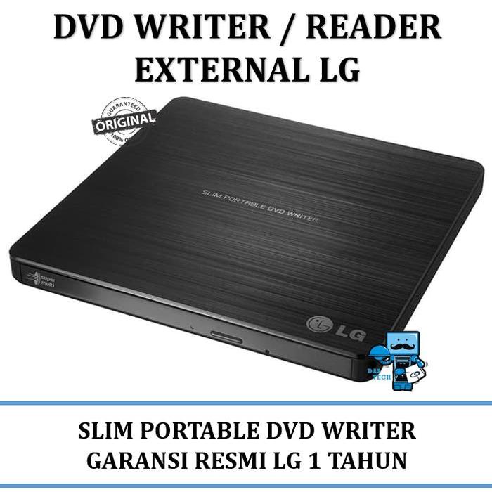 [VELFOX] DVD/CD Writer External LG Ultra Slim External DVD Reader / Writer