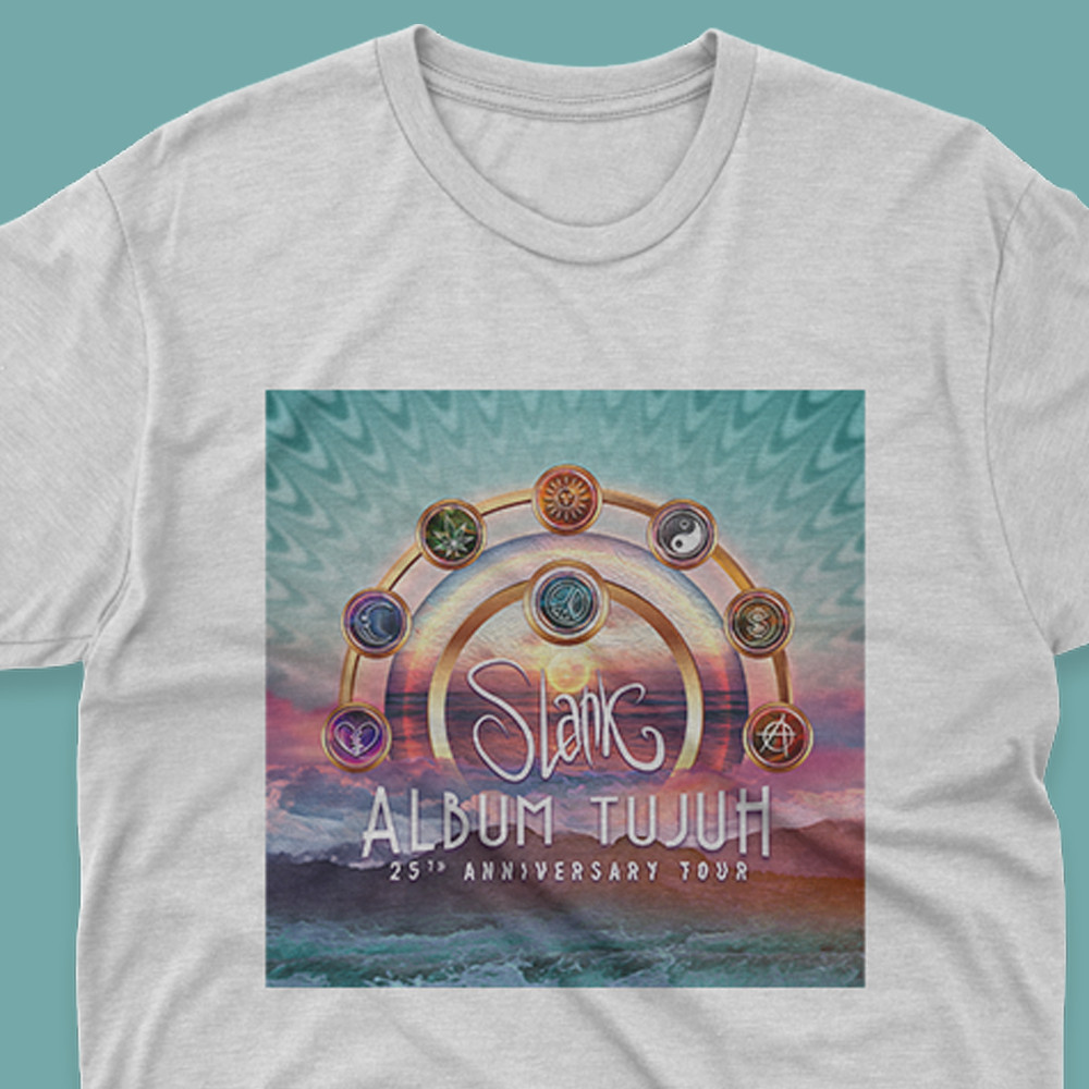 KAOS BAND SLANK ALBUM 7  BEAUTIFULL SMILE TOUR INDONESIA