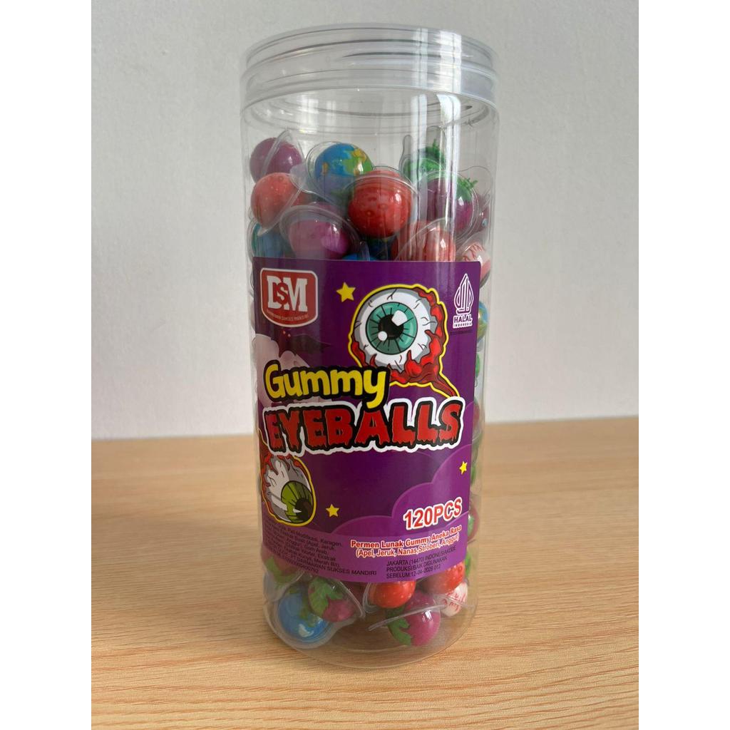 Permen Lunak Gummy Ball Mini isi 120 PCS