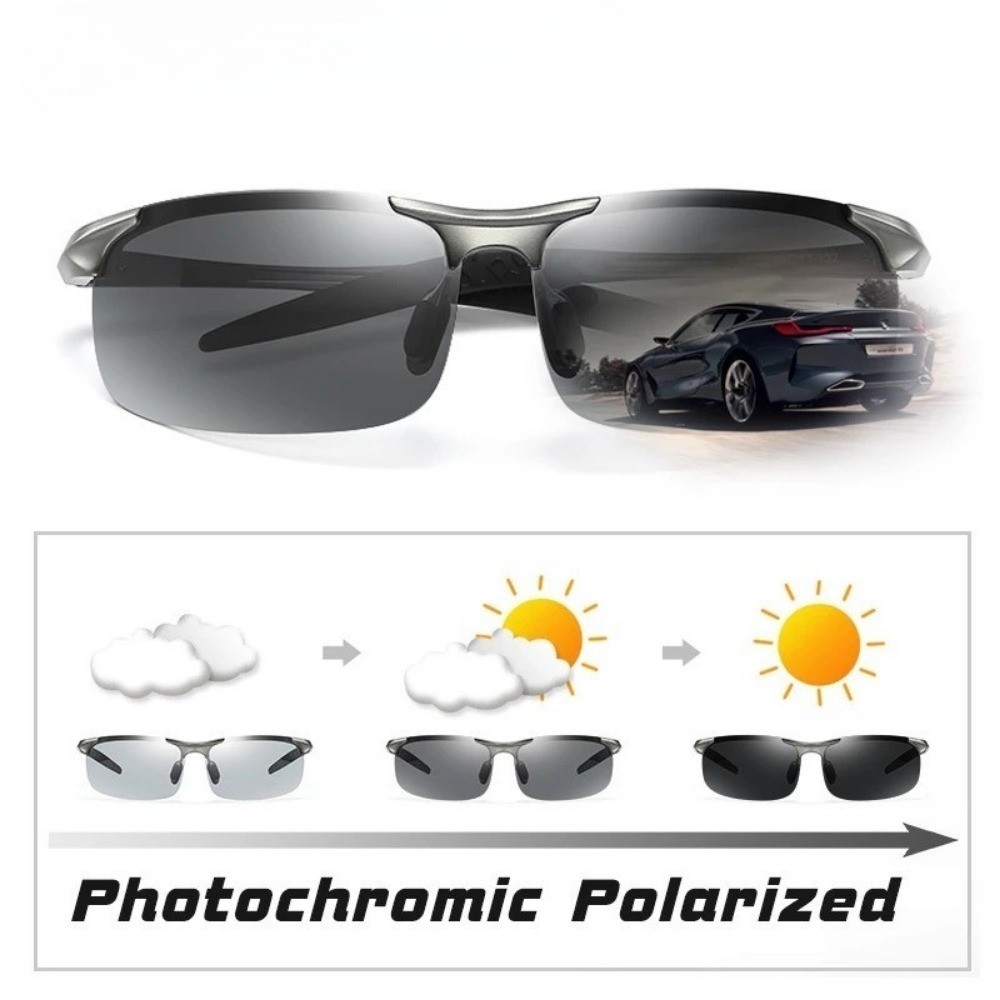 Anti-glare Driving Night Vision Glasses, Polarized Sunglasses for Men, Photochromic Driving Glasses