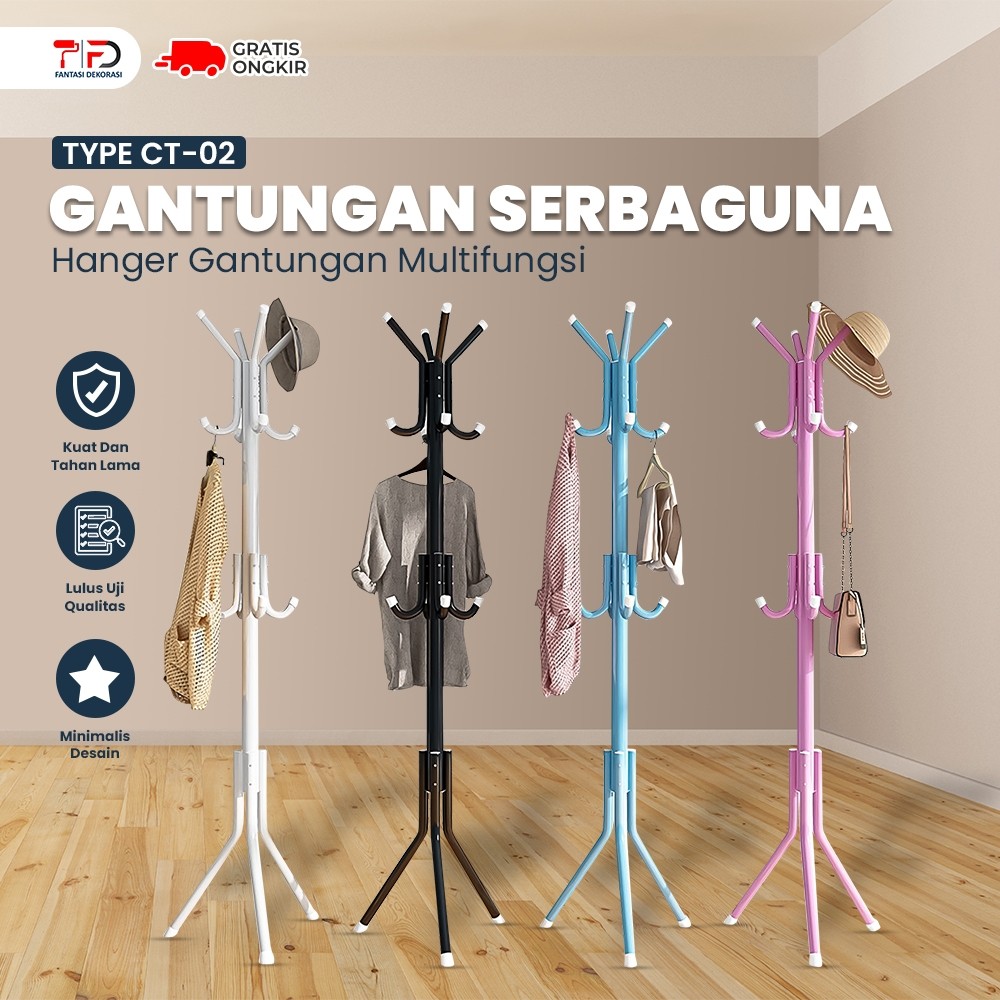 Hanger Gantungan Baju Gantungan Baju Berdiri Gantungan Baju Eesthetic Gantungan Baju Stainless Tebal