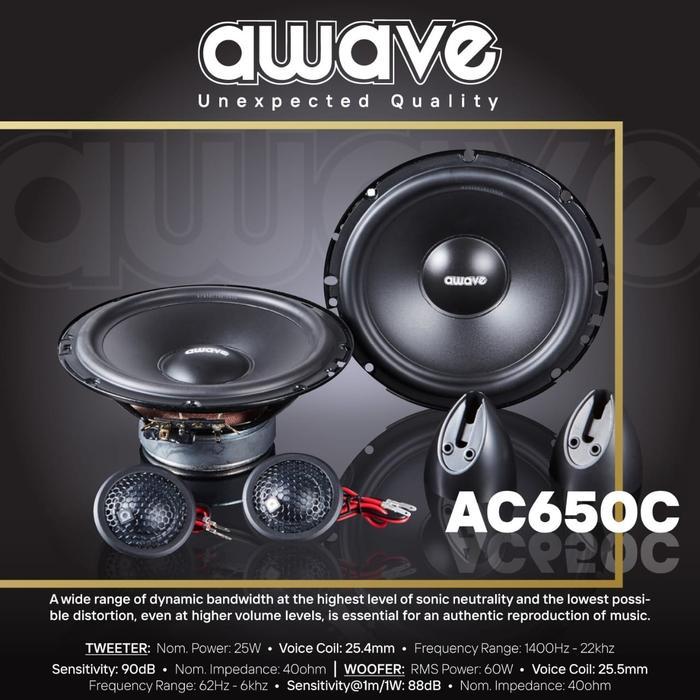 AWAVE Speaker 2 ways AC-650C