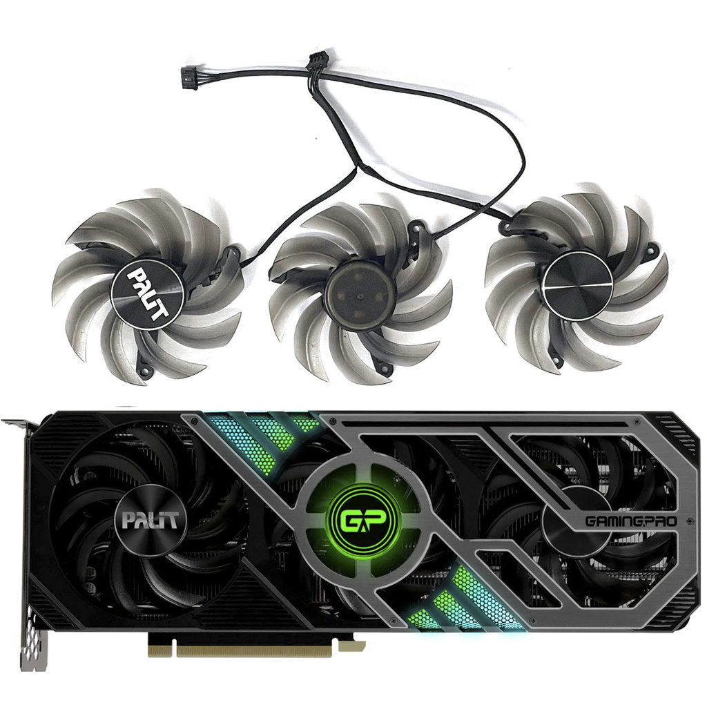 82MM FD8015U12D TH8015S2H-PC001 RTX3080TI GPU Fan for Palit GeForce RTX 3060 Ti 3070 3070Ti 3080 308