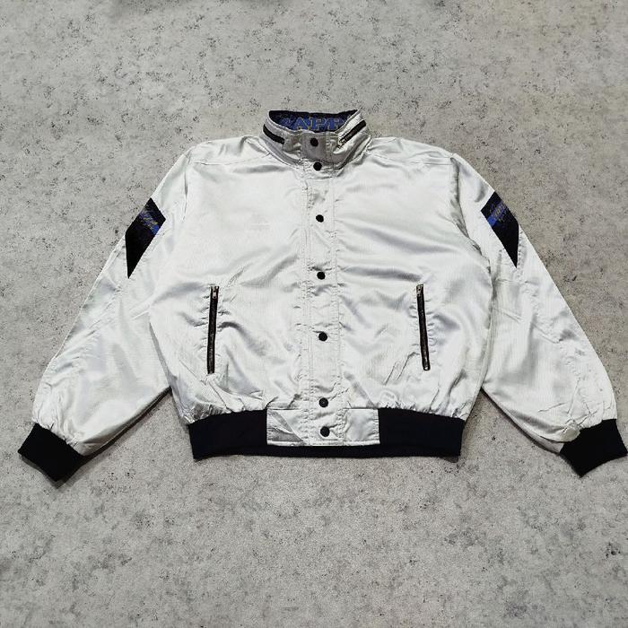 jaket vintage racing KAPPA jaket windbreaker outdoor boxy fit hidden hoodie bagus