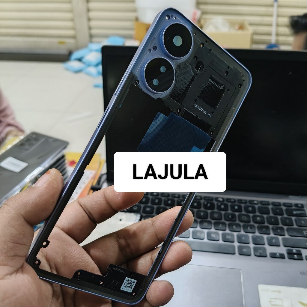 Bezel Bezzel Tutup Mesin Tulang Samping Xiaomi Poco C65