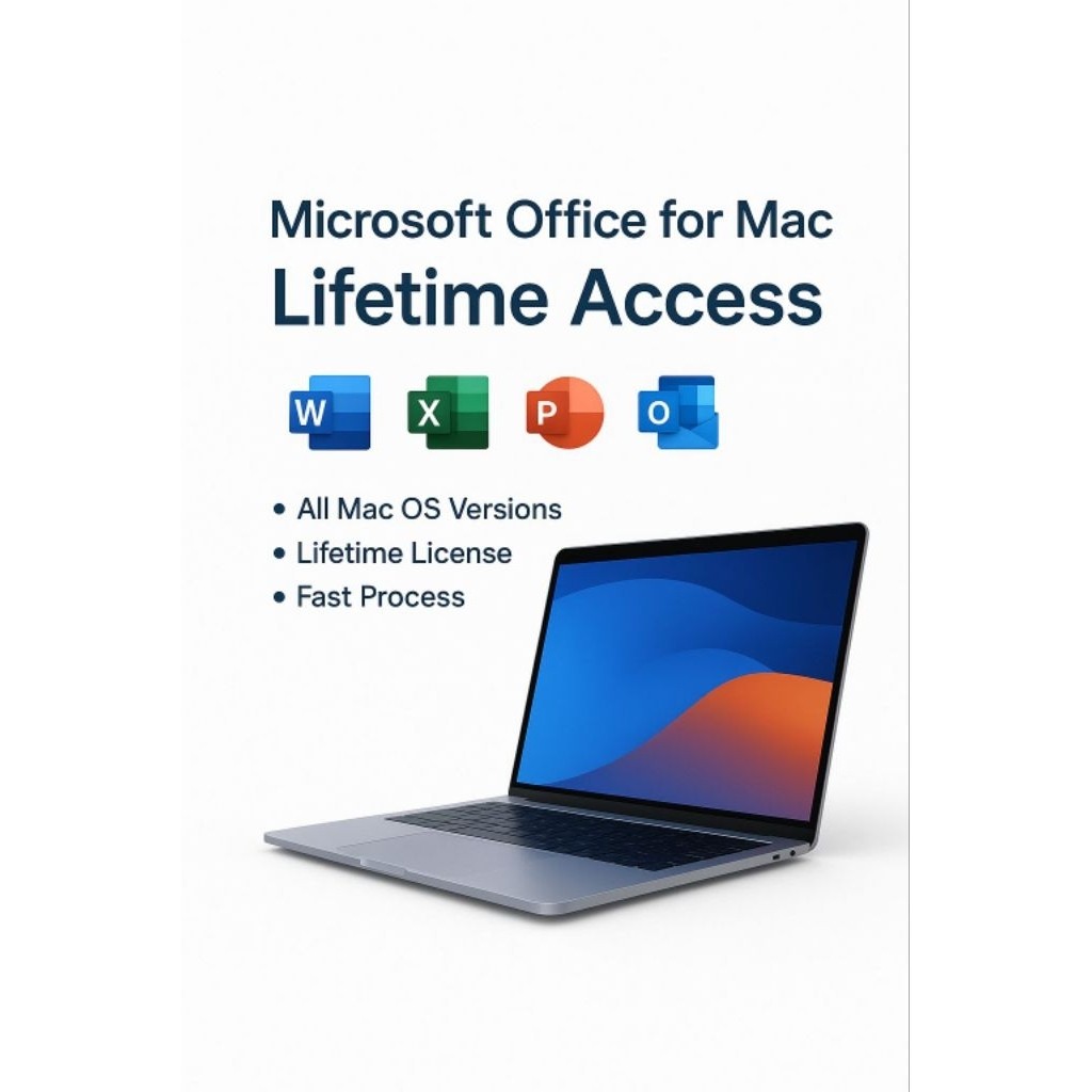 Microsoft Office 2024 For Mac OS All Version Lifetime