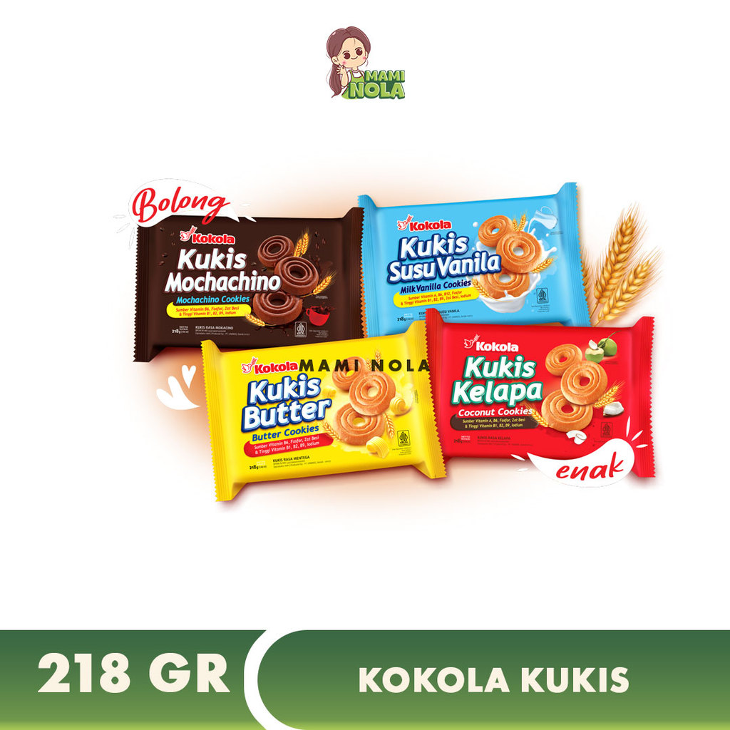 KOKOLA - Kue Kering / Kue Kuki / Malkist Susu / Wafer / Malkist Oles / Biskuit Kelapa Souvenir Ulang