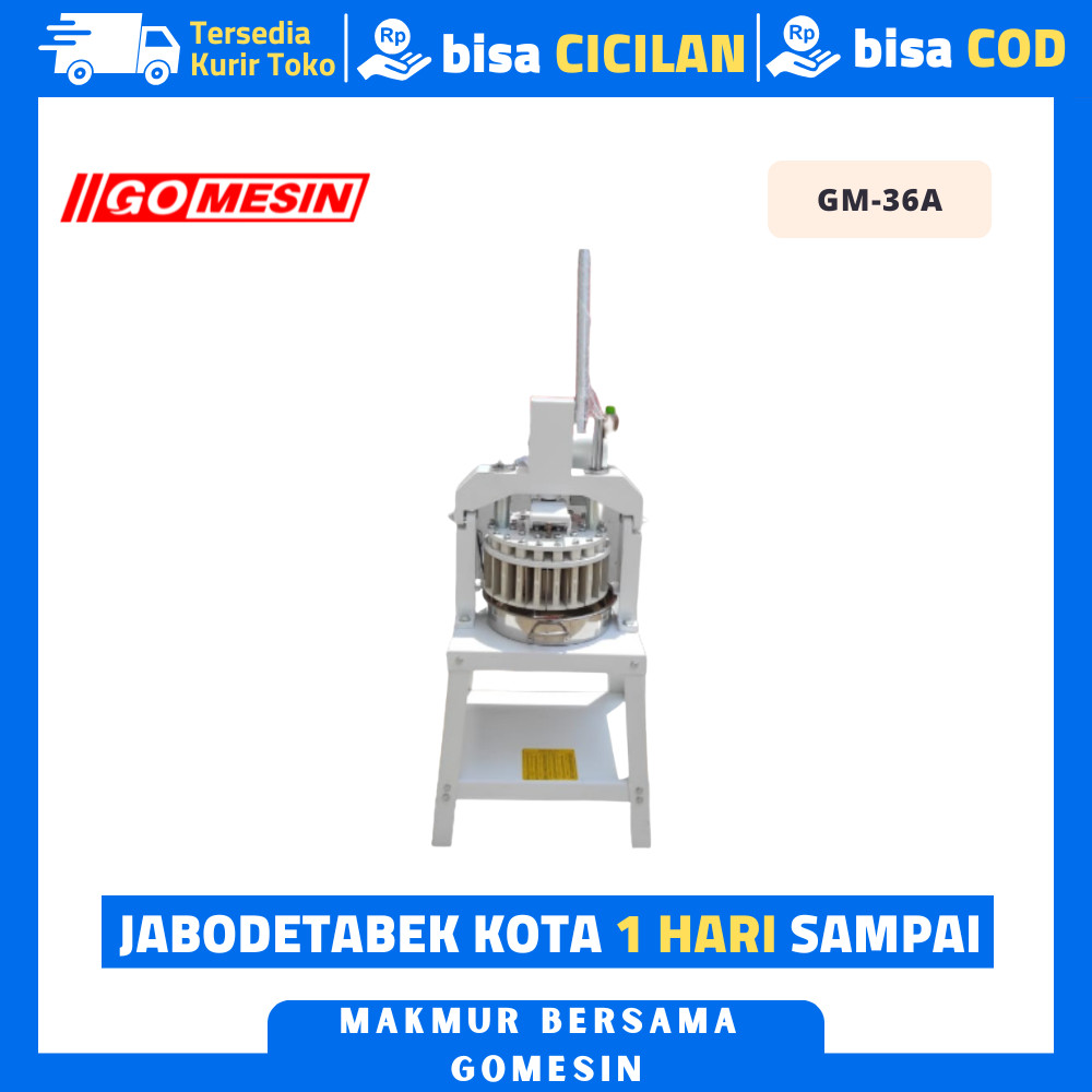 DOUGH DIVIDER MANUAL GOMESIN GM-36A MESIN PEMBAGI ADONAN KUE ROTI 36 BAGIAN