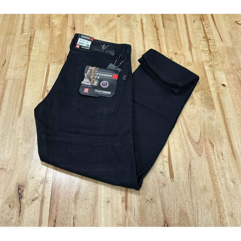 [POGGINO] Celana poggino katun premium pria reguler Original bahan canvas / Celana Reguler Terlaris
