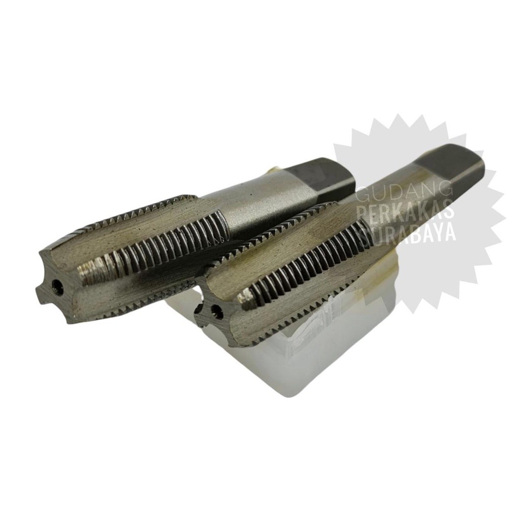 TAP PIPA SET 1/4 DRAT BSP 19 HAND TAP DRAT PIPA HAN TAP SAMBUNGAN PIPA HAN TAP ALAT BUAT DRAT PIPA D