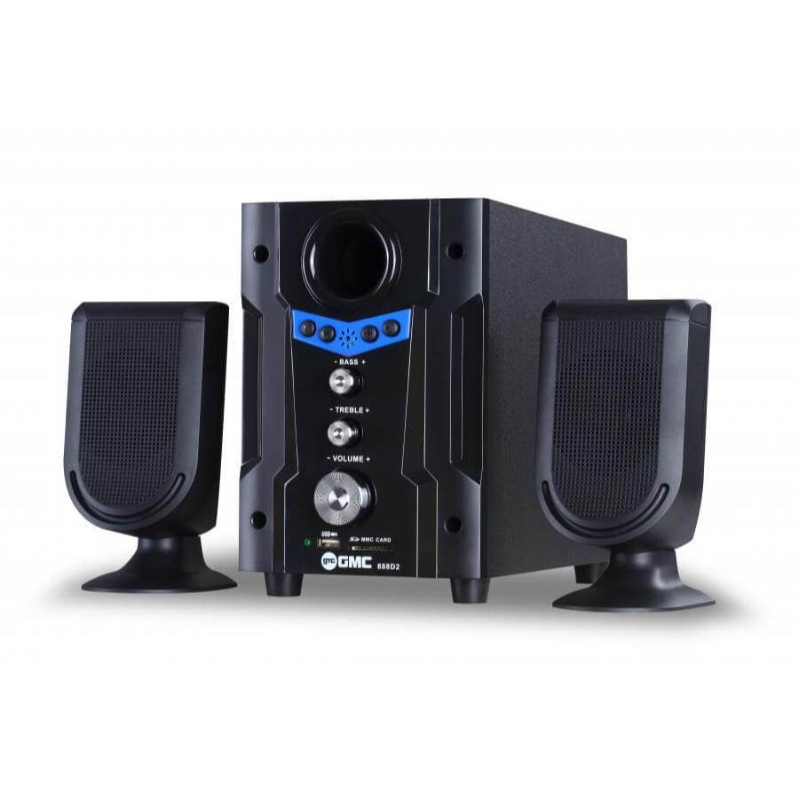 Speaker GMC Salon Aktif Bluetooth USB Memory Radio FM D2 Original
