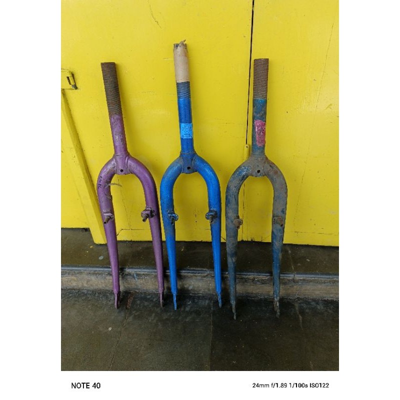 fork sepeda mtb 24 antiq nos